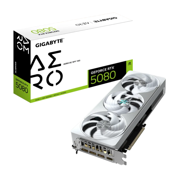 Placa de Video Gigabyte Geforce RTX 5080 Aero OC SFF 16G