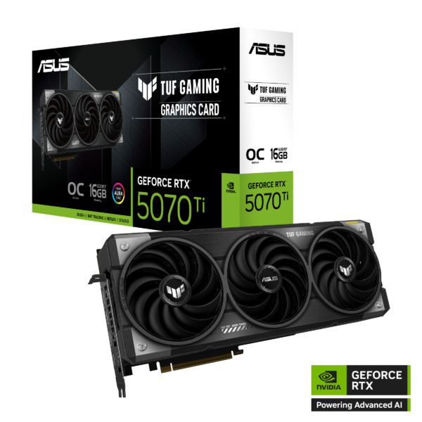 Placa De Video Asus Tuf Rtx 5070Ti Oc 16Gb Gaming