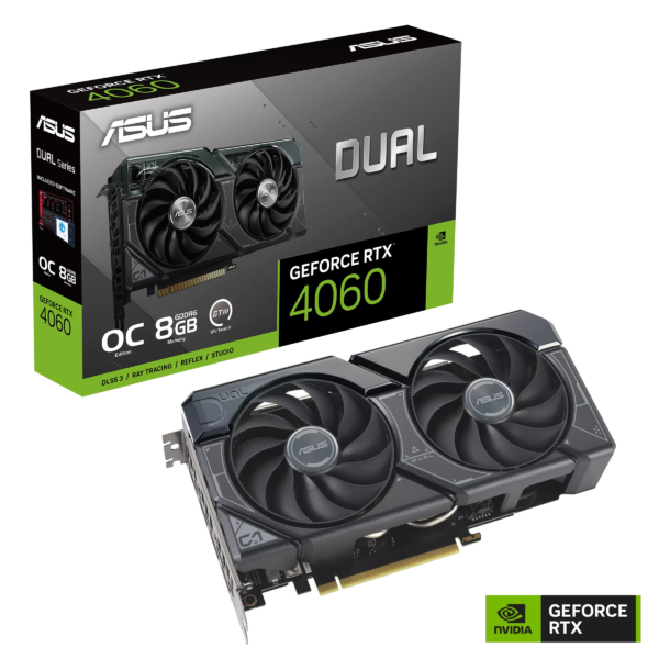 Placa De Video Asus Rtx 4060 Dual 8Gb Oc V2