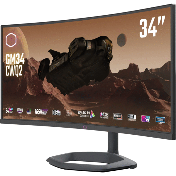 MONITOR 34 COOLER MASTER GAMING CURVO 165HZ - Imagen 3