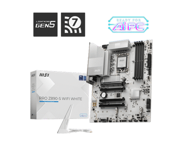 Mother MSI PRO Z890-S WIFI WHITE DDR5 1851 (Serie Ultra)