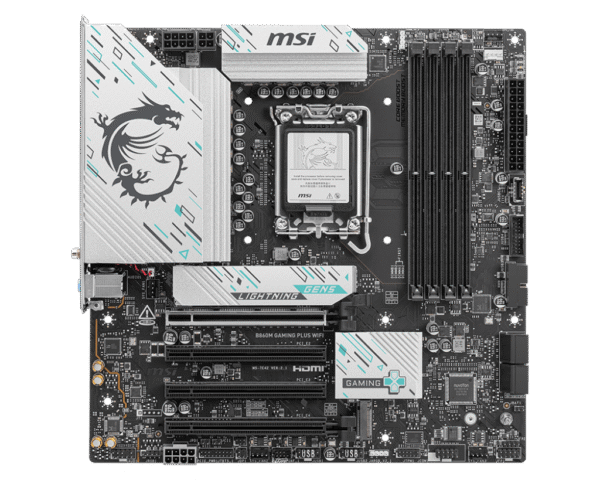 Mother MSI B860M GAMING PLUS WIFI DDR5 1851 (Serie Ultra) - Imagen 2