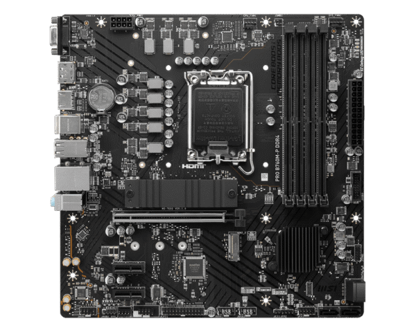Mother MSI PRO B760M-P DDR4 1700 (12va/13va Gen) - Imagen 2