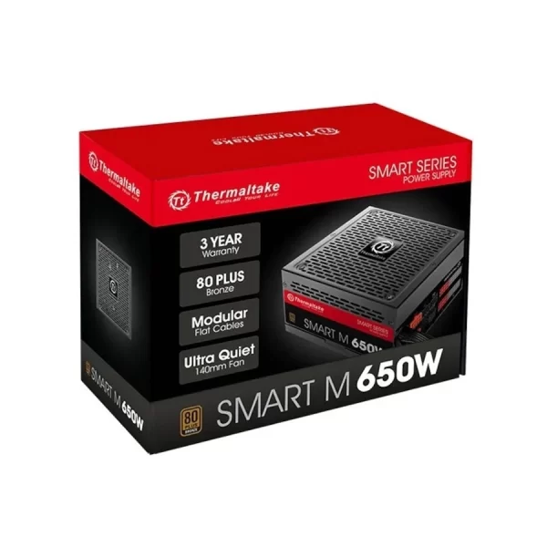 Fuente Thermaltake Smart Bm2 650W 80+ Bronze Semi Modular