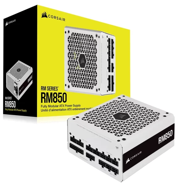 Fuente Pc Corsair 850W Rm 80+ Gold Full Modular White