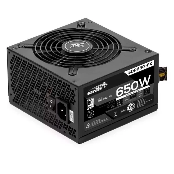 Fuente 650W Sentey Sdp650-Fx 80 Plus White Active Pfc