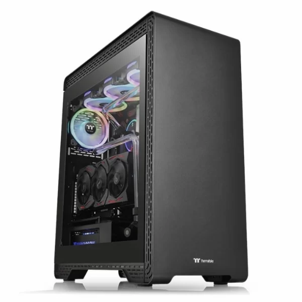 Gabinete Tt S500 Mid-Tower Tg Fan*2 Black