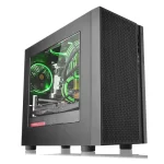 Gabinete Tt Versa H18 Tempered Glass Black/Window S/F (1731)