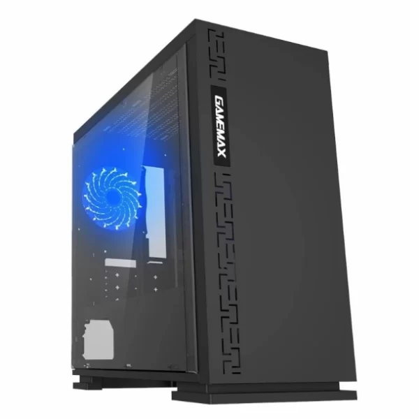 Gabinete Gamemax Expedition Black Micro-Atx Fan Azul