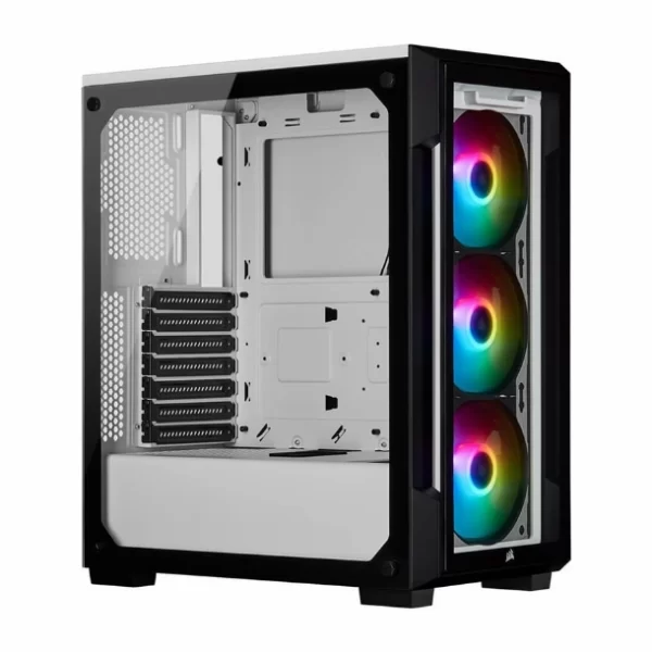 Gabinete Gamer Corsair Icue 220T Rgb Blanco