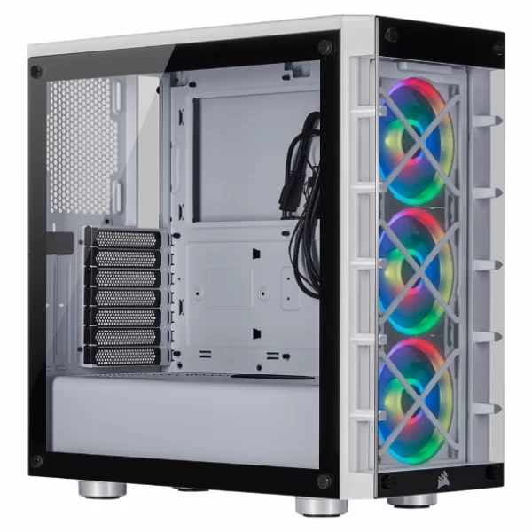 Gabinete Corsair Crystal 465X W + Ll Fan