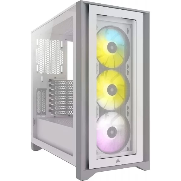Gabinete Corsair Icue 4000X Rgb White Mid Tower