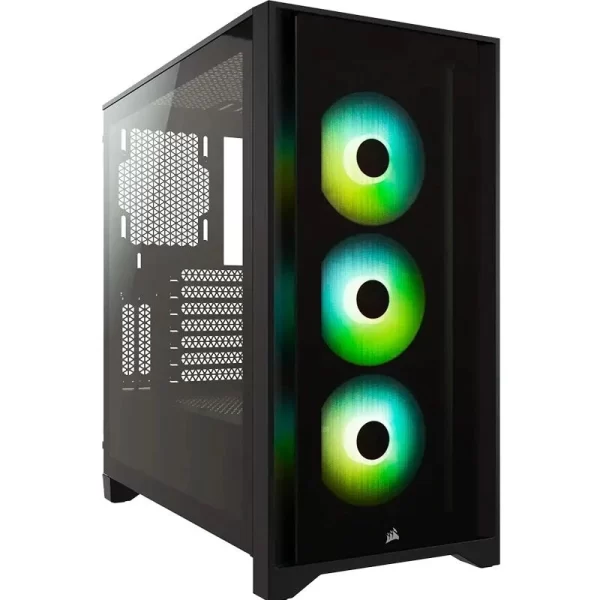 Gabinete Corsair Icue 4000X Rgb Tg Mid-Tower Black