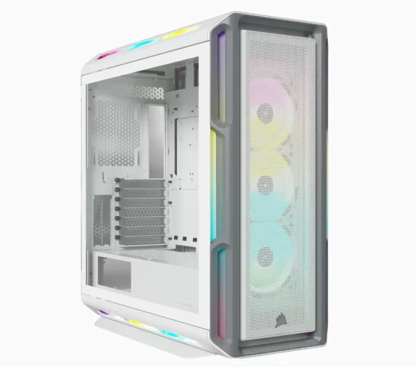 Gabinete Corsair Icue 5000T Rgb Tg Mid-Tower White