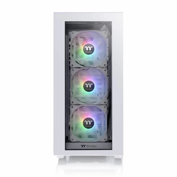 Gabinete Tt Divider 300 Tg Mid-Tower Fan X3 Argb White - Imagen 3