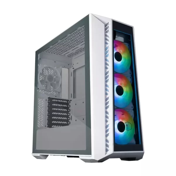 Gabinete Coolermaster Masterbox 520 Mesh White - Imagen 3