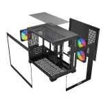 Gabinete Gamer Raidmax Infinita I600 Fishtank Tg Rgb - Imagen 2