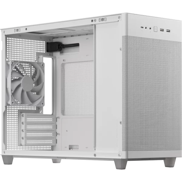 Gabinete Asus Ap201 Asus Prime Micro Atx Blanco (Mesh) - Imagen 4