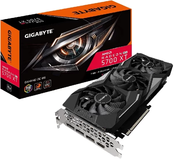 Placa De Video Rx 5700 Xt Gigabyte Radeon 8G Ddr6 Gaming Oc