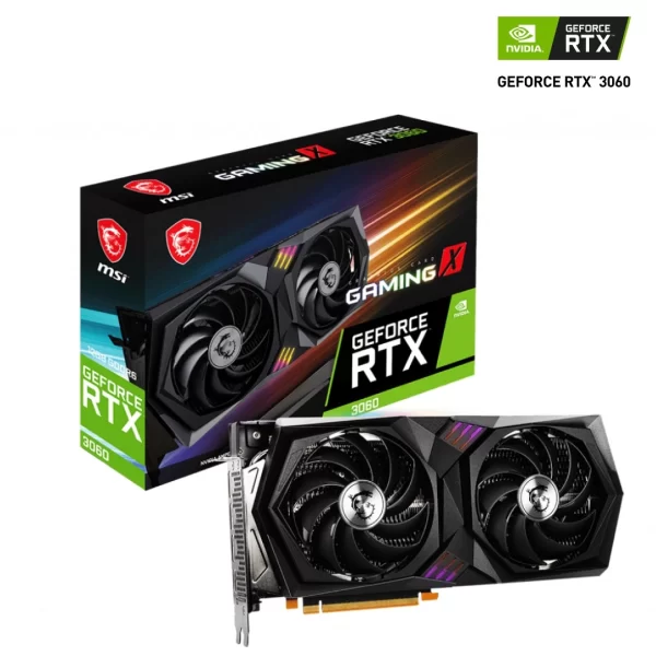 Placa De Video Nvidia Rtx 3060 12Gb Msi Gaming X