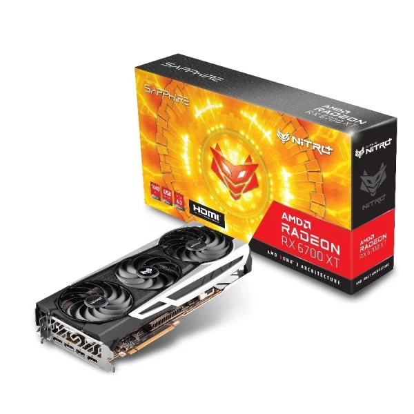 Placa De Video Rx 6700 Xt Sapphire Nitro Oc 12Gb