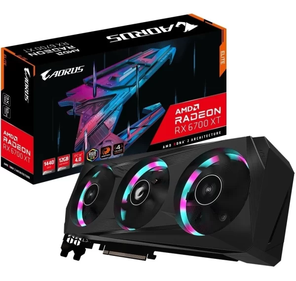 Preventa Placa De Video Amd Rx 6700 Xt Aorus Elite 30-09