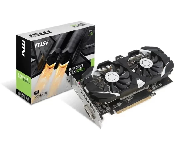 Placa De Video Gtx 1050 Ti Msi Geforce 4Gb Oc Gddr5