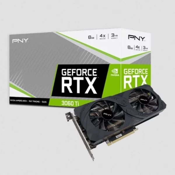 Placa De Video Rtx 3060 Ti Pny Uprising Dual Fan