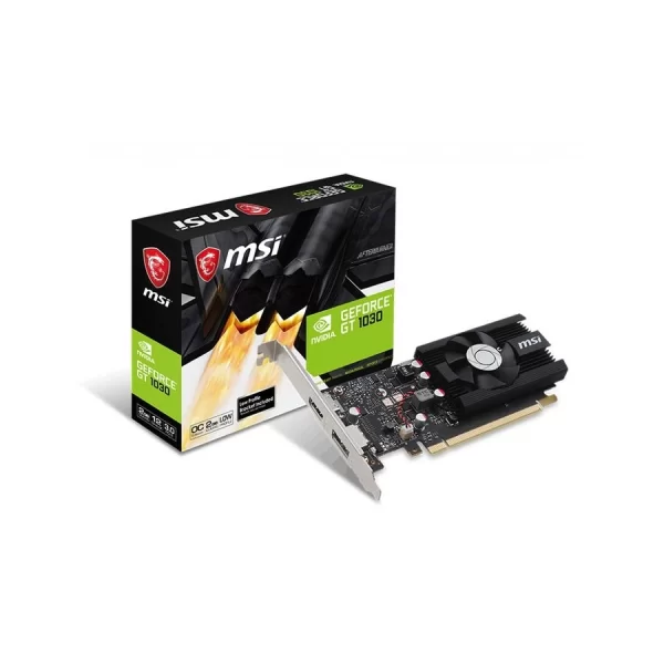Placa De Video Gt 1030 Vga Msi Geforce 2G Lp Oc Ddr4