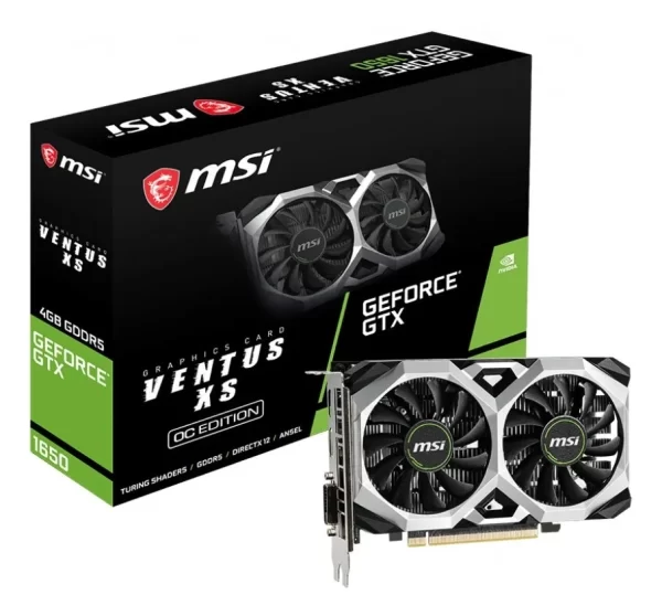 Placa De Video Msi Gtx 1650 Ventus Xs 4G Oc