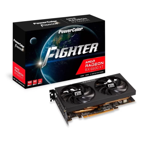 Placa De Video Amd Rx 6600 Xt Powercolor Fighter