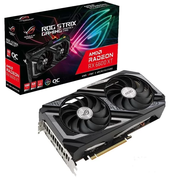 Placa De Video Amd Rx 6600 Xt Asus Rog Strix Oc