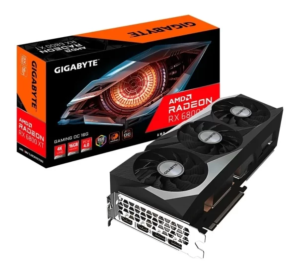 Placa De Video Rx 6800 Xt Gigabyte Radeon Gaming Oc 16G