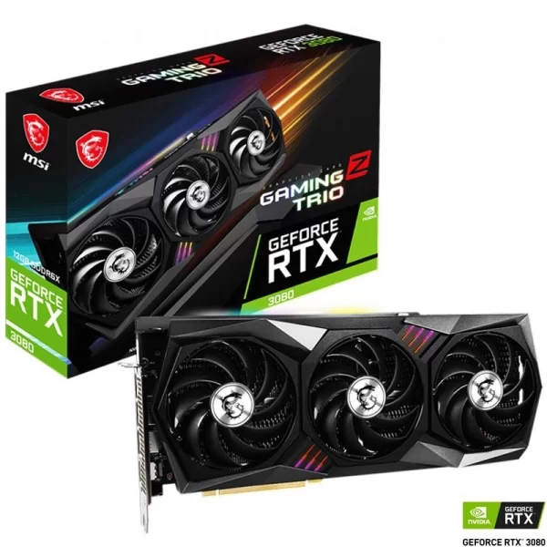 Placa De Video Rtx 3080 Msi Vga Geforce Gaming Z Trio 12G Lh
