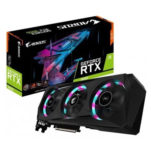 Placa De Video Rtx 3050 Gigabyte Aorus Elite 8Gb