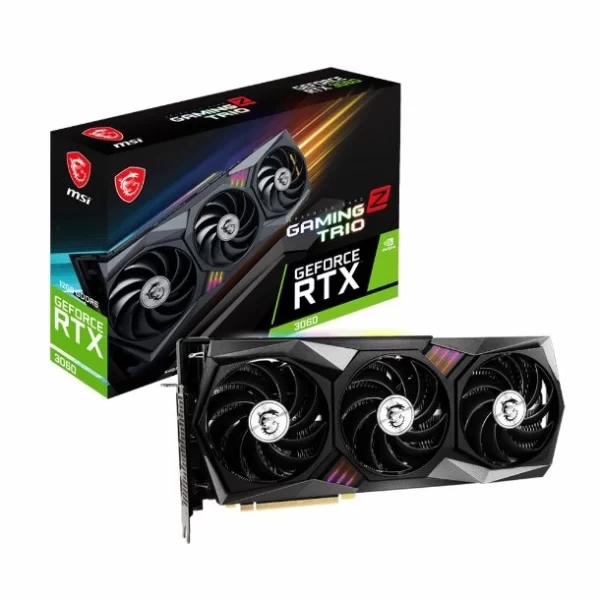 Placa De Video Rtx 3060 Msi Gaming Z Trio 12Gb