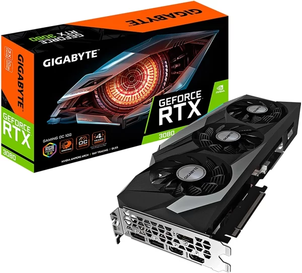 Placa De Video  Rtx 3080 Gigabyte Geforce Gaming Oc 10G Gddr