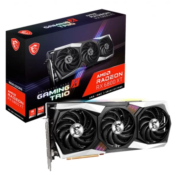 Placa De Video Amd Rx 6800 Msi Gaming X Trio 16Gb
