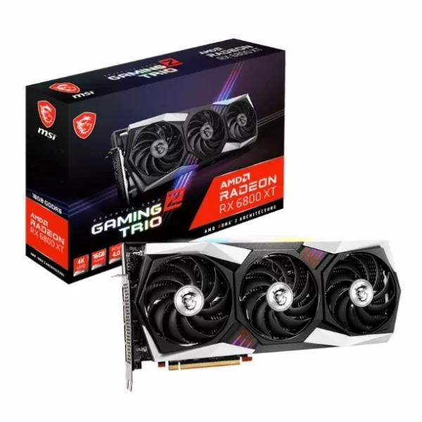 Placa De Video Amd Rx 6800 Xt Msi Gaming Z Trio 16Gb