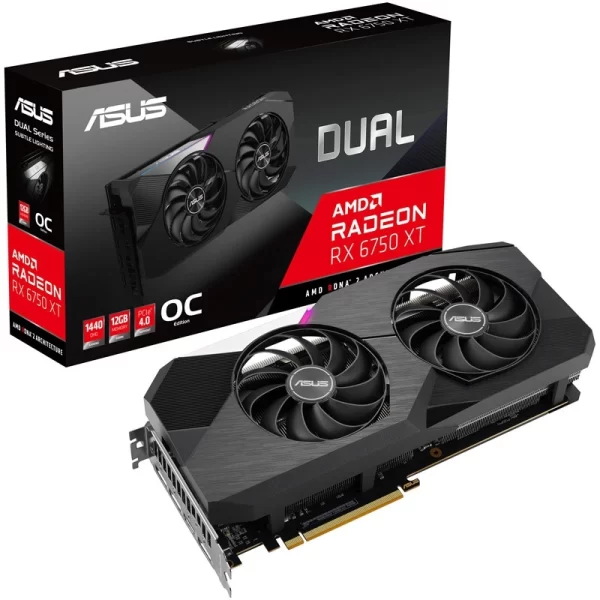 Placa De Video Rx 6750 Xt Asus Dual O12G