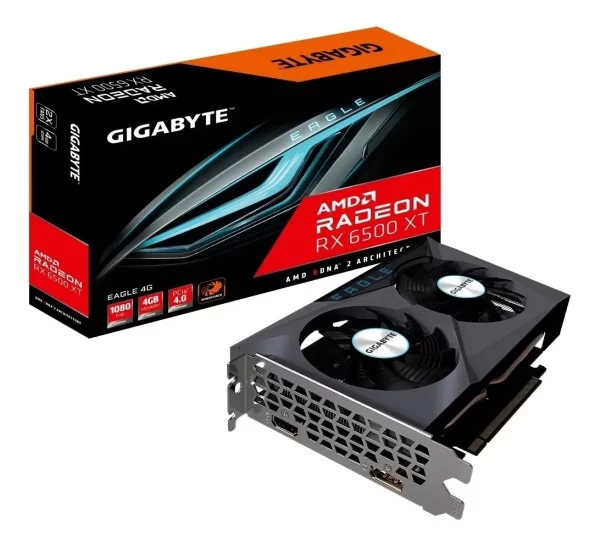 Placa De Video Rx 6500 Xt Gigabyte Eagle 4Gb