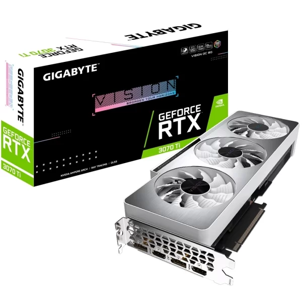 Placa De Video Rtx 3070 Ti Gigabyte Vision Oc 1.0 8Gb