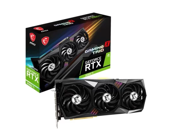 Placa De Video Msi Geforce Rtx 3080 Ti Gaming X Trio 12G
