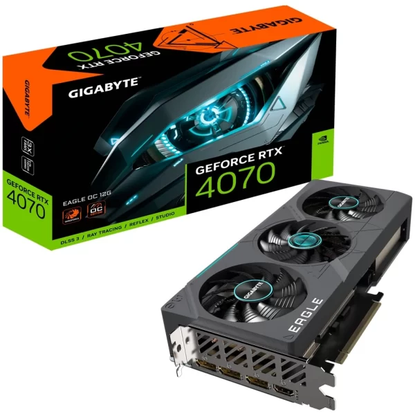 Placa De Video Rtx 4070 Gigabyte Eagle Oc 12Gb