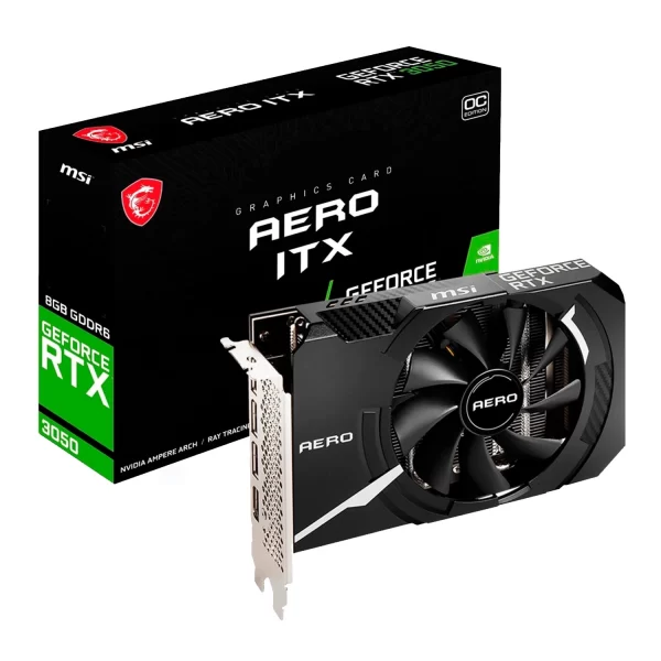Placa De Video Rtx 3050 Msi Aero Itx 8Gb Oc