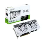 Placa De Video Rtx 4070 Asus Dual 12Gb Oc White
