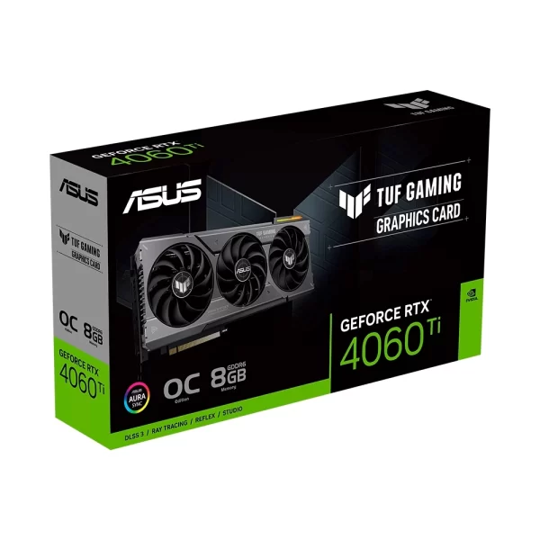 Placa De Video Rtx 4060 Ti Asus Tuf Gaming 8Gb
