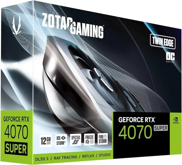 Placa De Video Rtx 4070 Zotac Twin Edge 12Gb