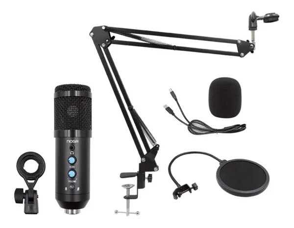 Microfono Noganet Streamer Hi-Fi Unidireccional Usb Con Estr - Imagen 2