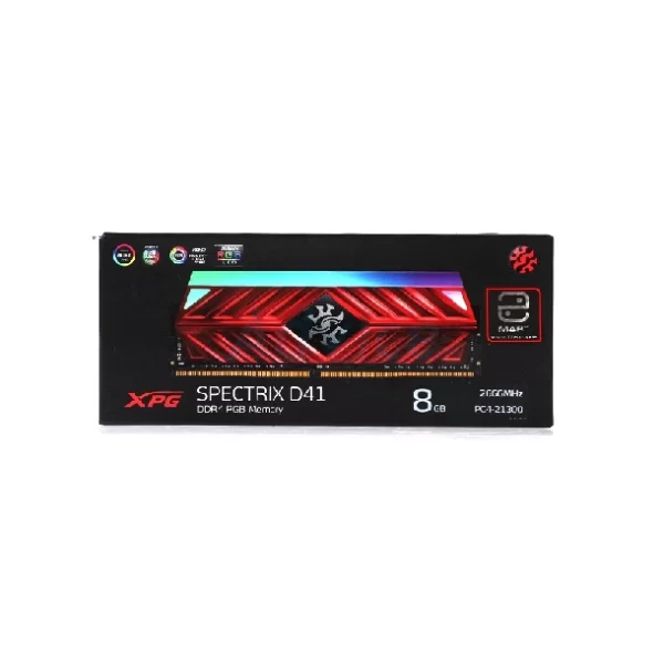 Memoria Ddr4 8Gb Adata Xpg 2666Mhz Spectrix D41 Roja Rgb